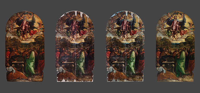 Konzervatorsko-restauratorski radovi na oltarnoj pali »Uznesenje Marijino« Lorenza Luzza