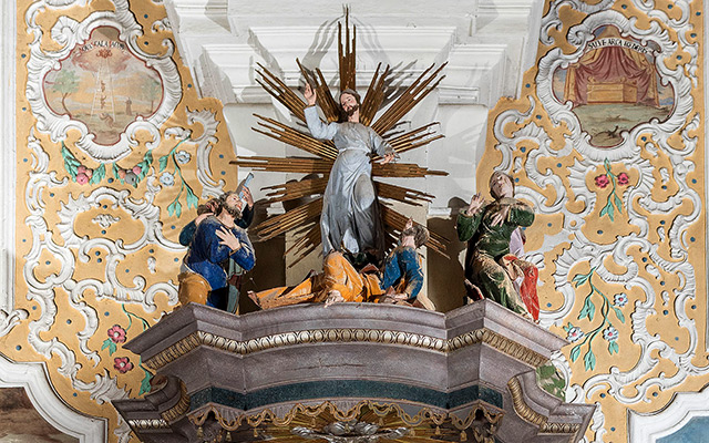 Kutina, župna crkva Blažene Djevice Marije Snježne, drveni polikromirani sakralni inventar