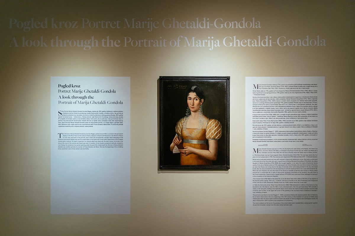 Izložba "Pogled kroz portret Marije Ghetaldi Gondola"
