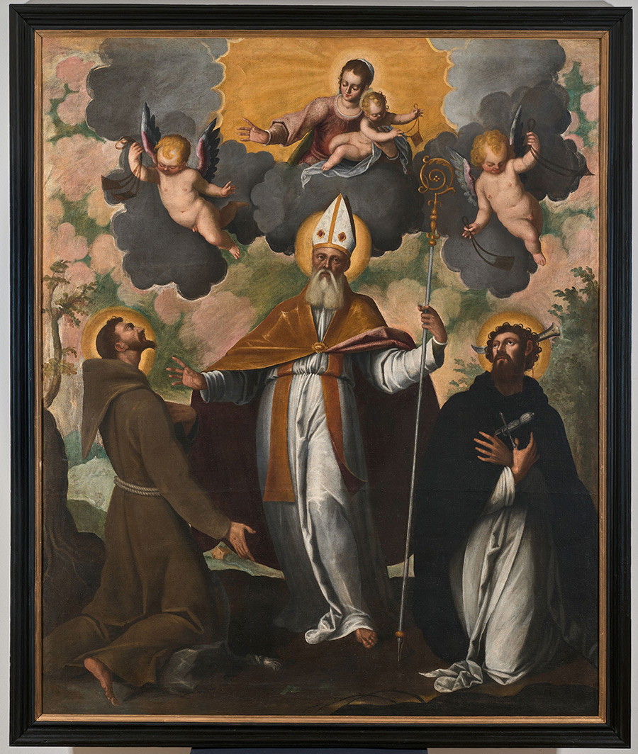 Konzervatorsko-restauratorski radovi na slici "Bogorodica s Djetetom, sv. Franjom Asiškim, sv. Niceforom i sv. Petrom mučenikom" iz crkve sv. Ivana Krstitelja u Buzetu