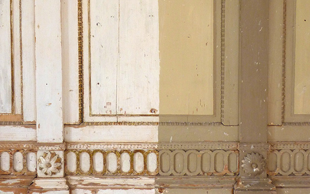 Konzervatorsko-restauratorski radovi na korskoj ogradi kapele sv. Roka u Vukovaru