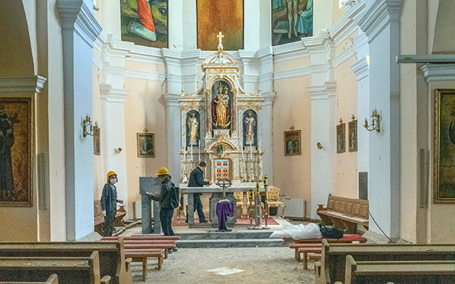 Konzervatorsko-restauratorski radovi na raspelu iz župne crkve Pohoda Blažene Djevice Marije u Čučerju