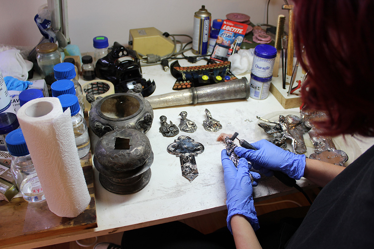 Konzervatorsko-restauratorski radovi na ophodnom raspelu iz dominikanskog samostana sv. Dominika u Trogiru