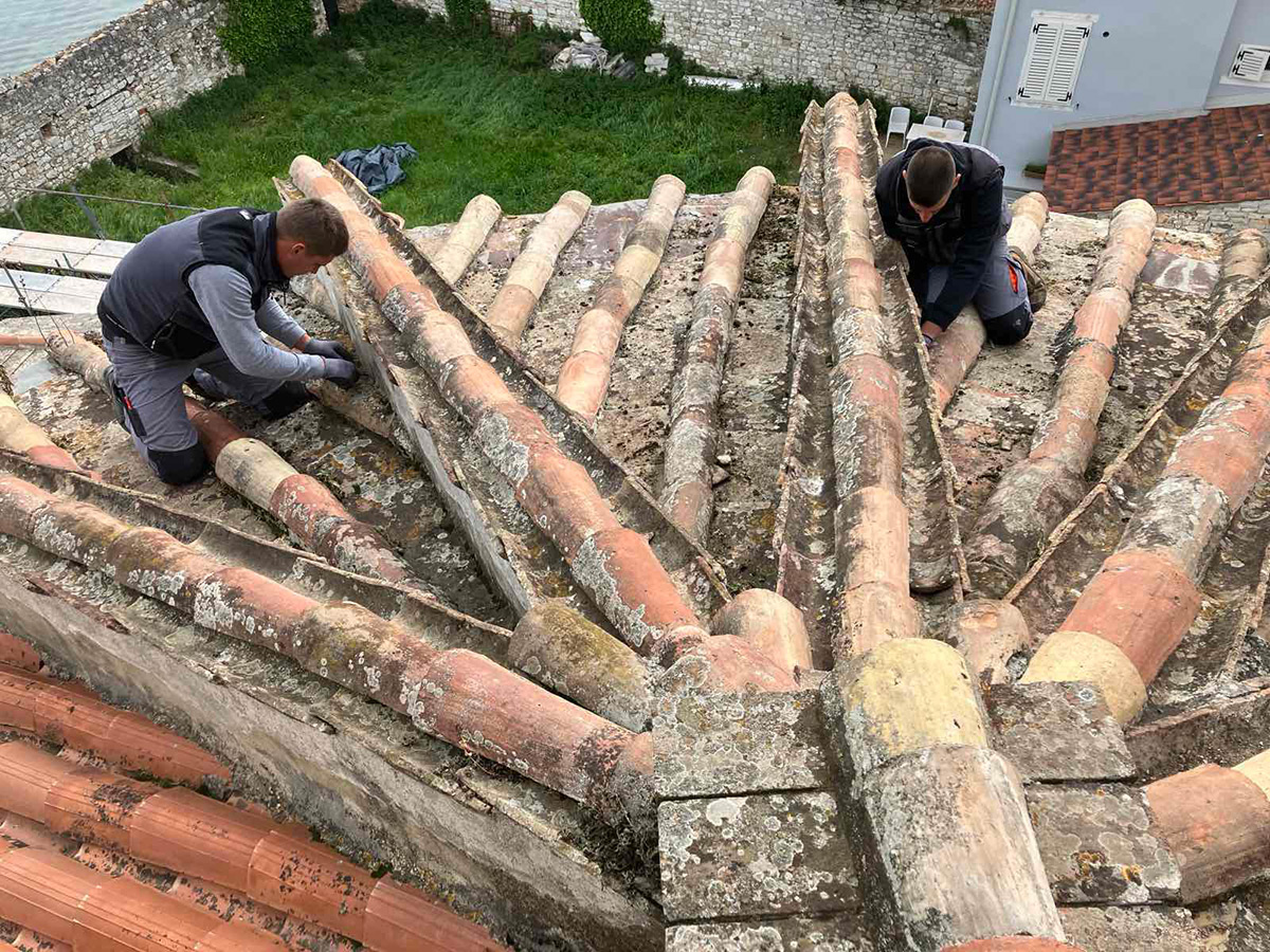 Obnova krovova u kompleksu Eufrazijeve bazilike u Poreču