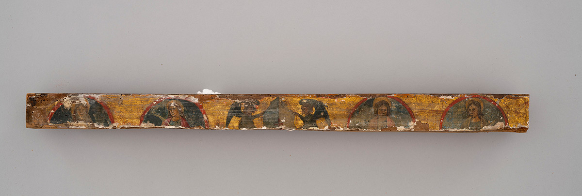 Ikona Bogorodice s Djetetom s okvirom iz crkve Uznesenja Blažene Djevice Marije s otoka Žirja