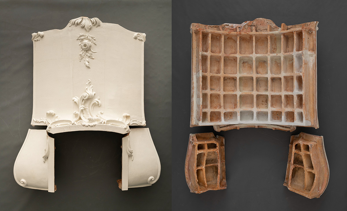 Konzervatorsko-restauratorski radovi na dvije kaljeve peći iz Banskih dvora