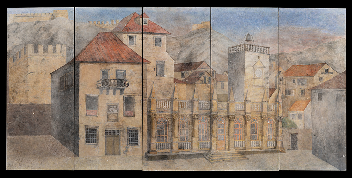 Konzervatorsko-restauratorska istraživanja na zidnoj slici pozornice Hvarskog kazališta