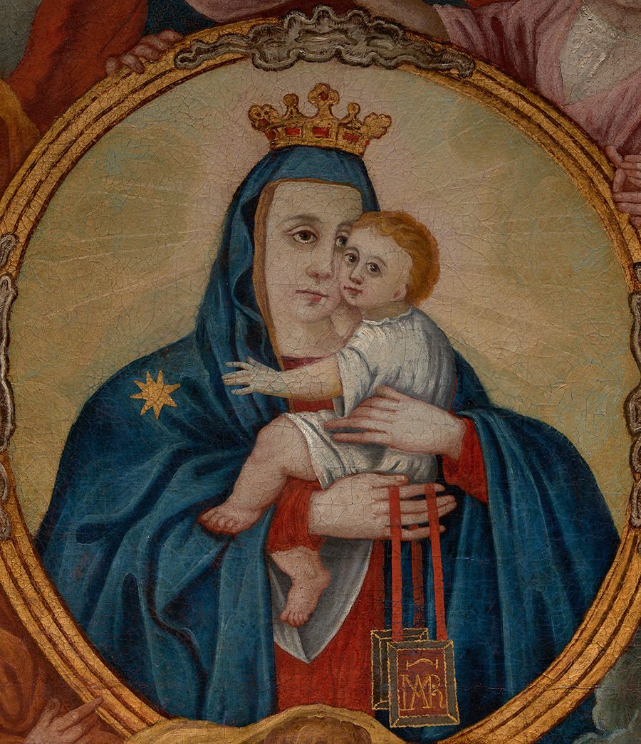 Konzervatorsko-restauratorski radovi na slici „Gospa Karmelska“ iz župne crkva Presvetoga Trojstva u Baški